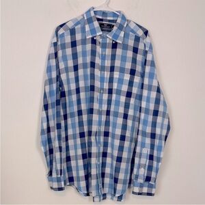 Vineyard Vines Men's Classic Fit Murray Button Down Shirt. Size XL. Blue & White
